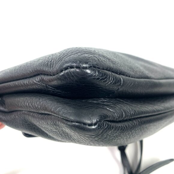 Vince Camuto Gally Leather Crossbody Bag Black 10"W x 6.5"H x 2"D - Picture 8 of 13